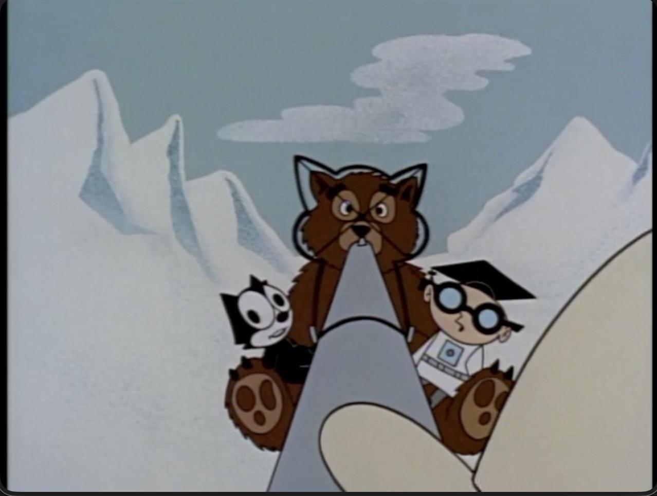 Still from Felix and Poindexter Out West
