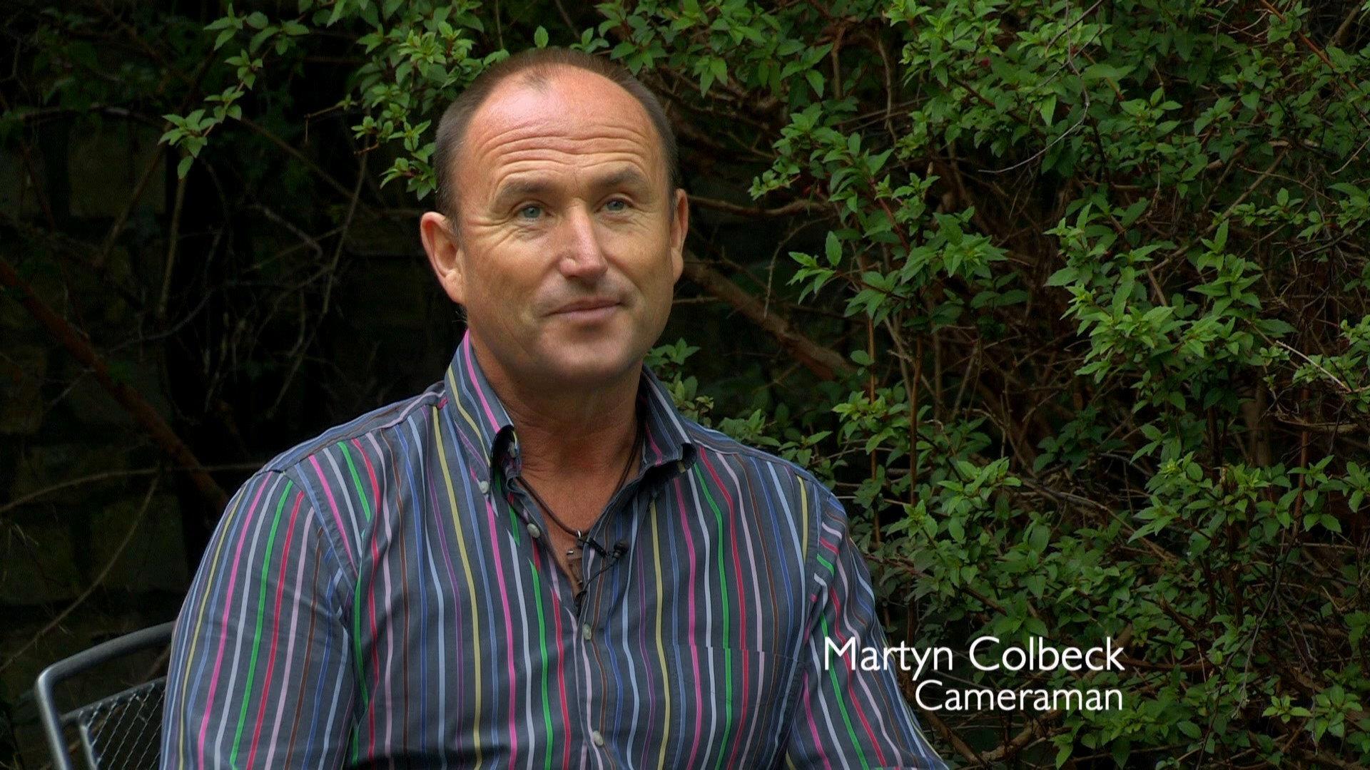 Still from Interview with Martyn Colbeck