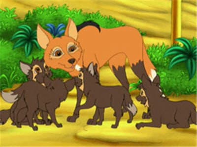 Still from Diego's Wolf Pup Rescue