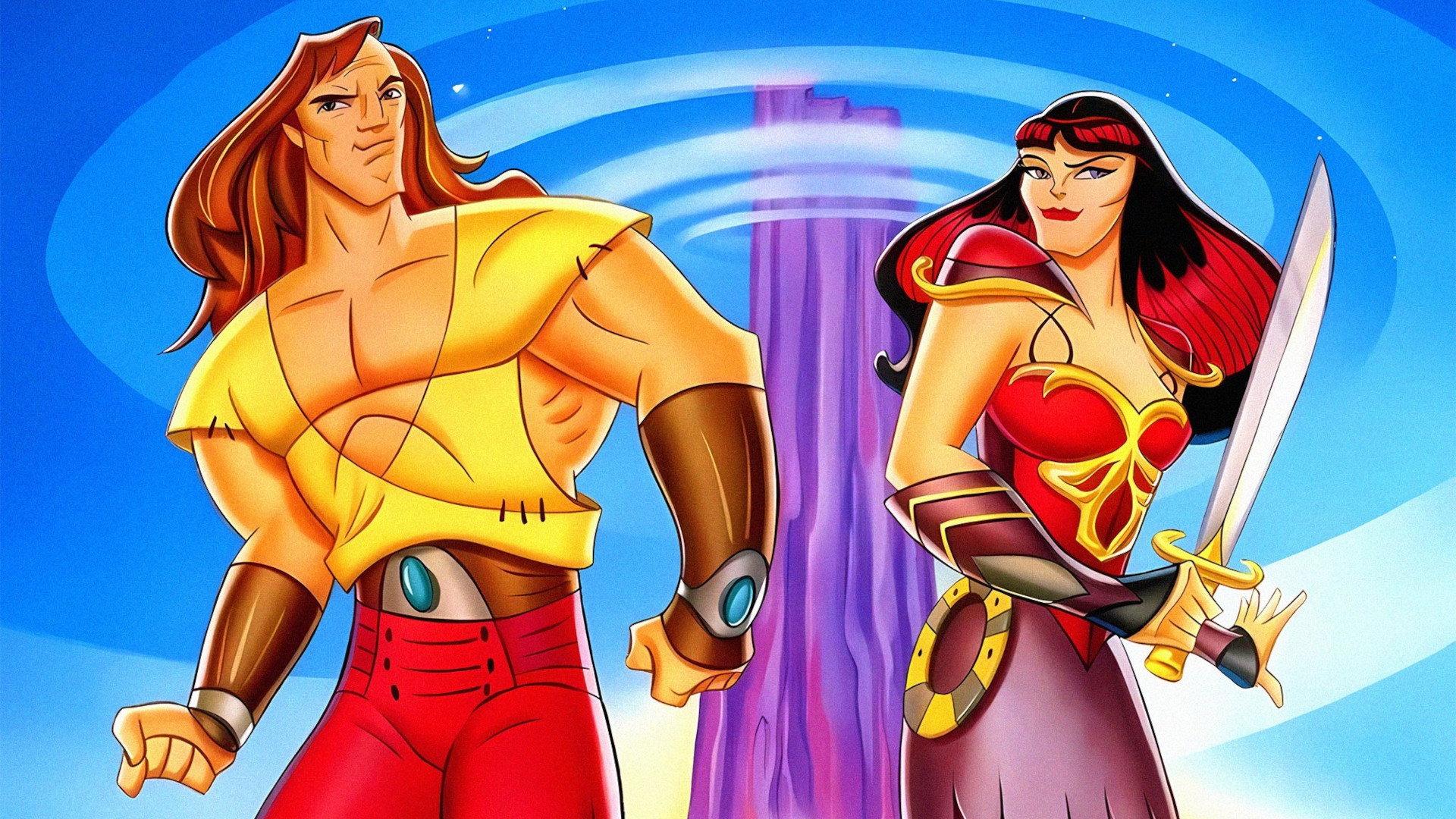 Still from Hercules and Xena - The Animated Movie: The Battle for Mount Olympus