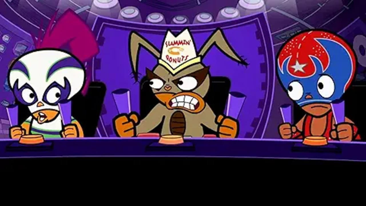 Still from French Twisted / Hungry Like Los Lobos (aka Los Lobos de Lucha)