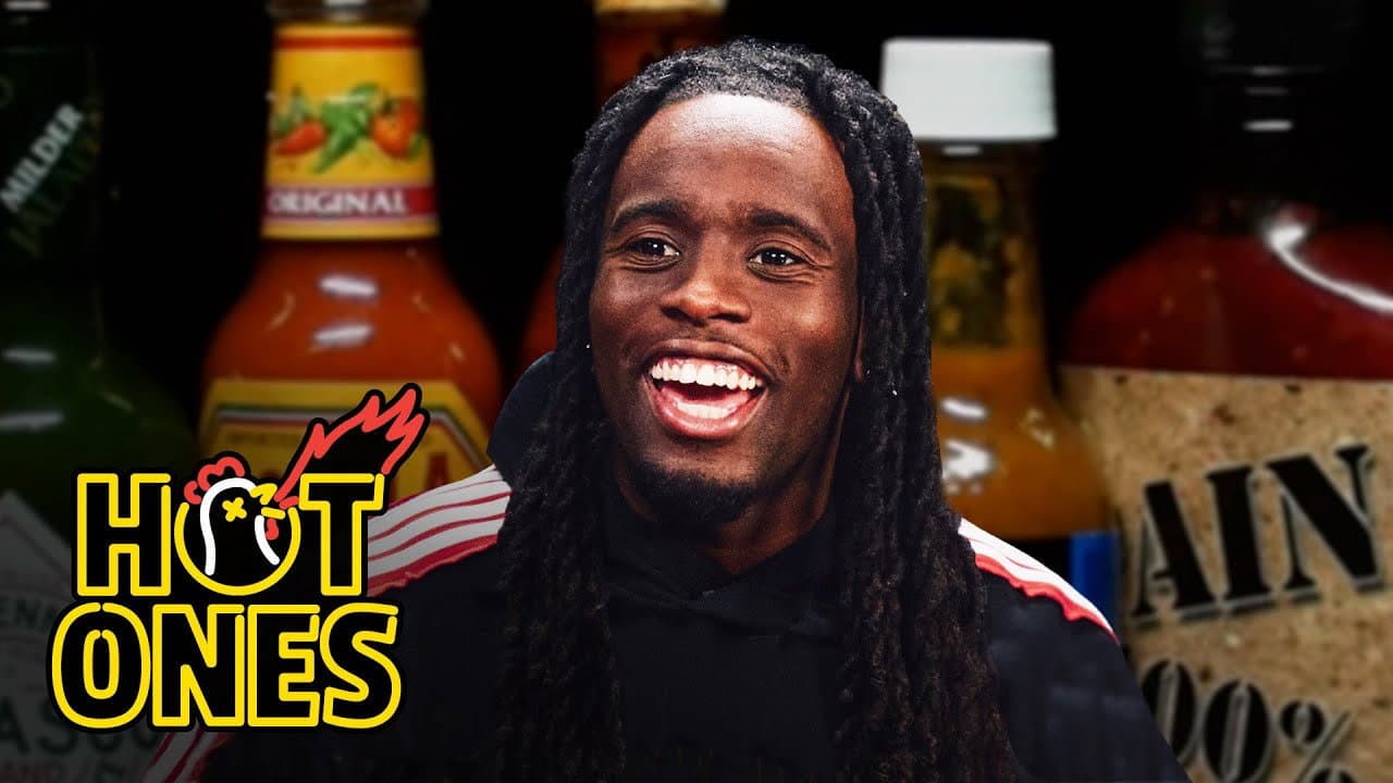 Still from Kai Cenat Calls Sean a Liar While Eating Spicy Wings