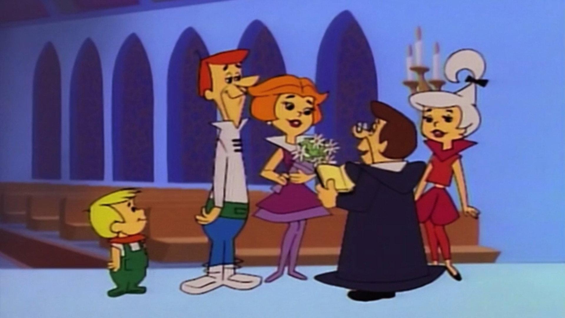 Still from The Cosmic Courtship of George and Jane