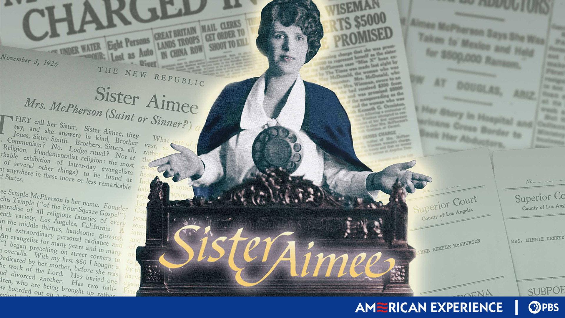 Still from Sister Aimee