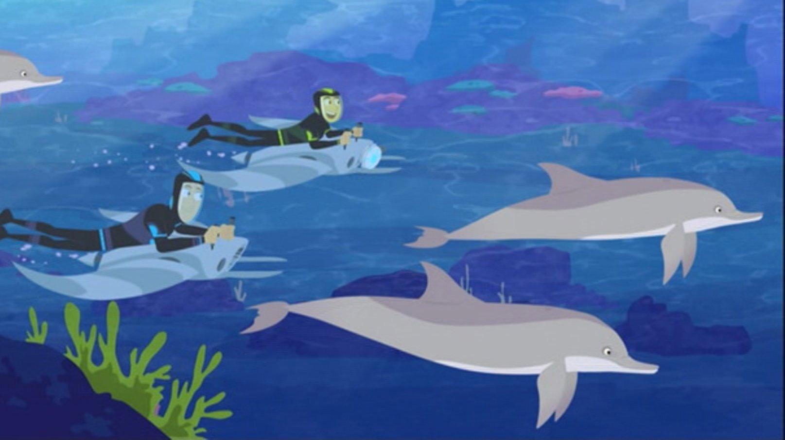 Still from Speaking Dolphinese