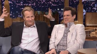 Still from Jim Carrey, Jeff Daniels, Taylor Schilling, Ed Sheeran