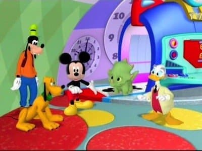 Still from Pluto's Dinosaur Romp