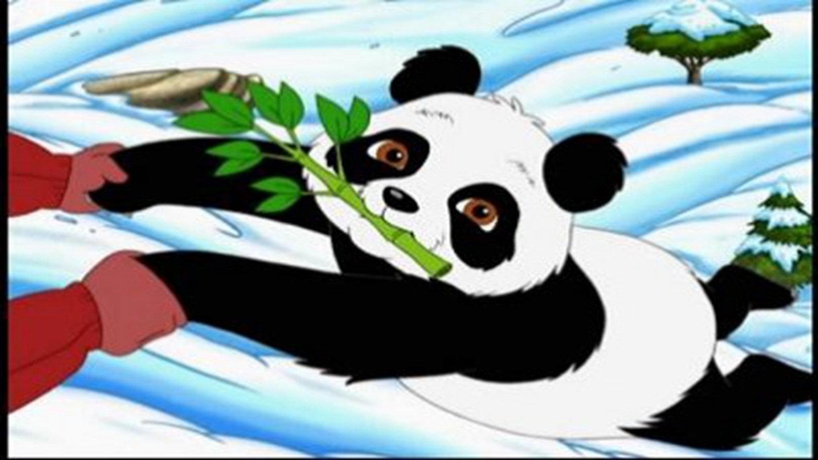 Still from All Aboard the Giant Panda Express!