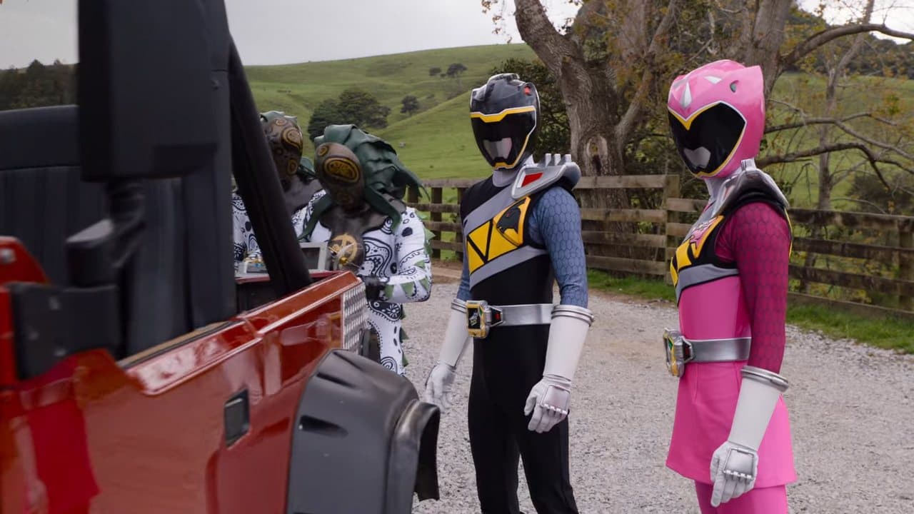 Still from Double Ranger, Double Danger
