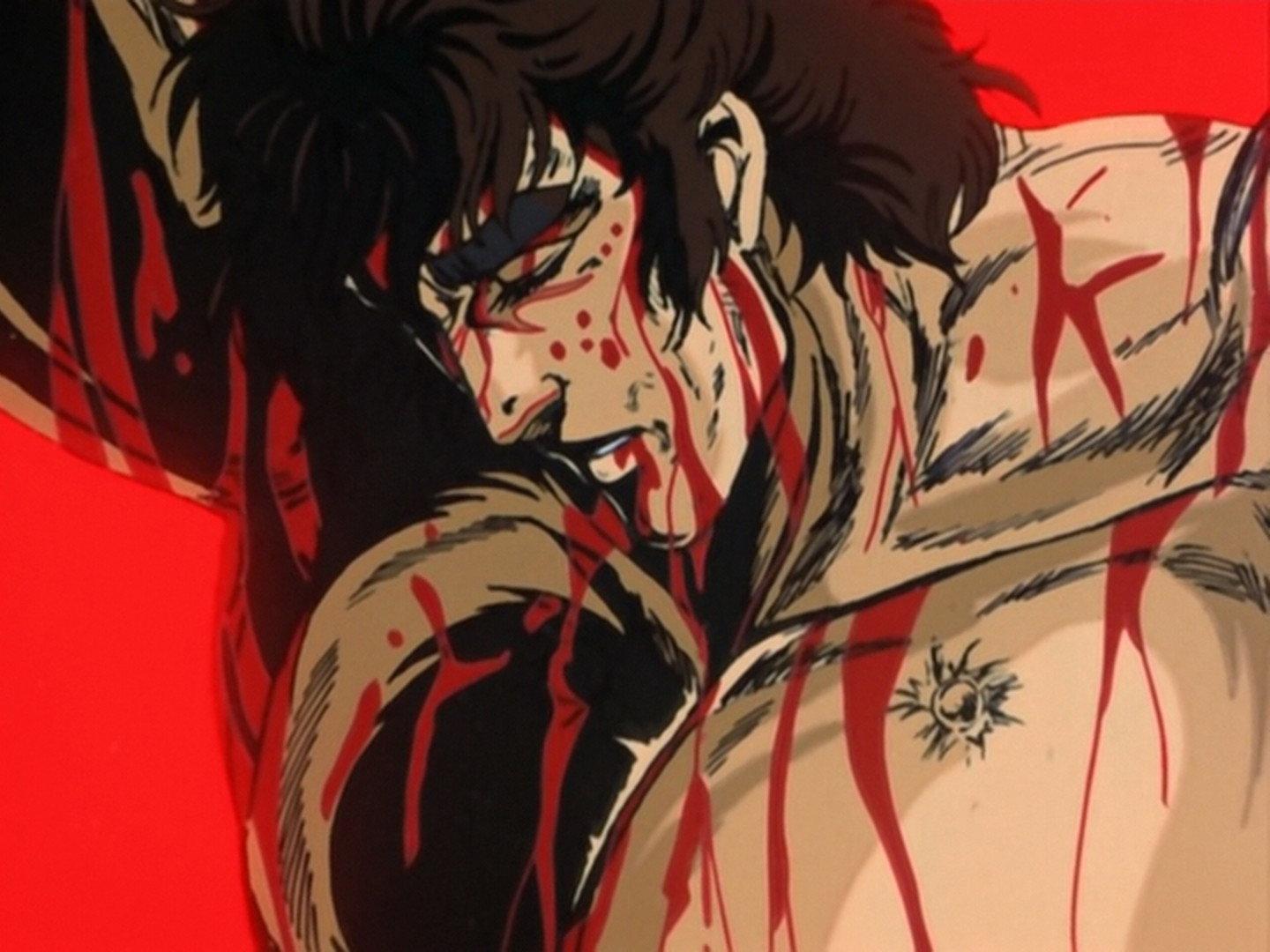 Still from Kenshiro on the Execution Stand! The Heaven has Unleashed the God of the Sea!