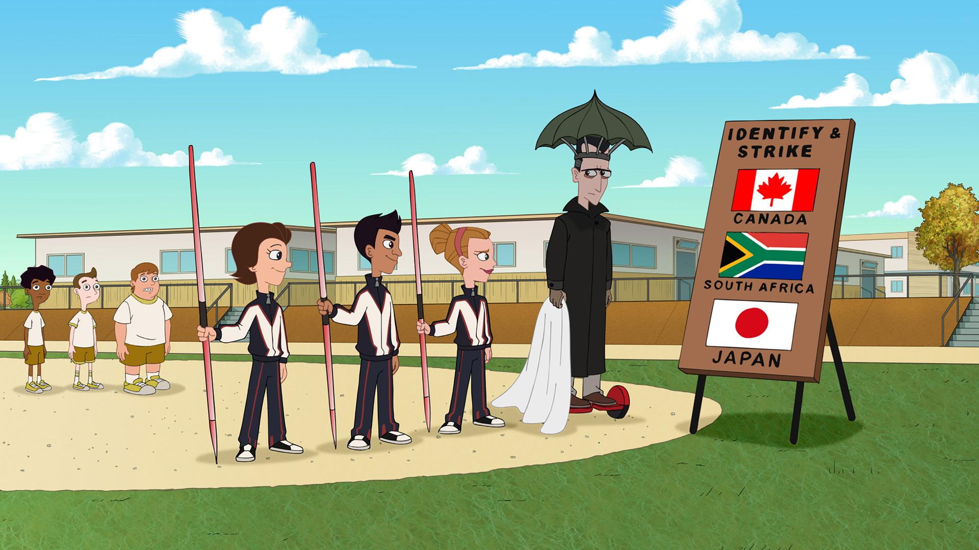 Still from Athledecamathalon