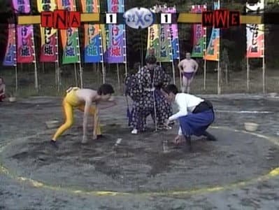 Still from Chick Magnets vs. Famous Felons