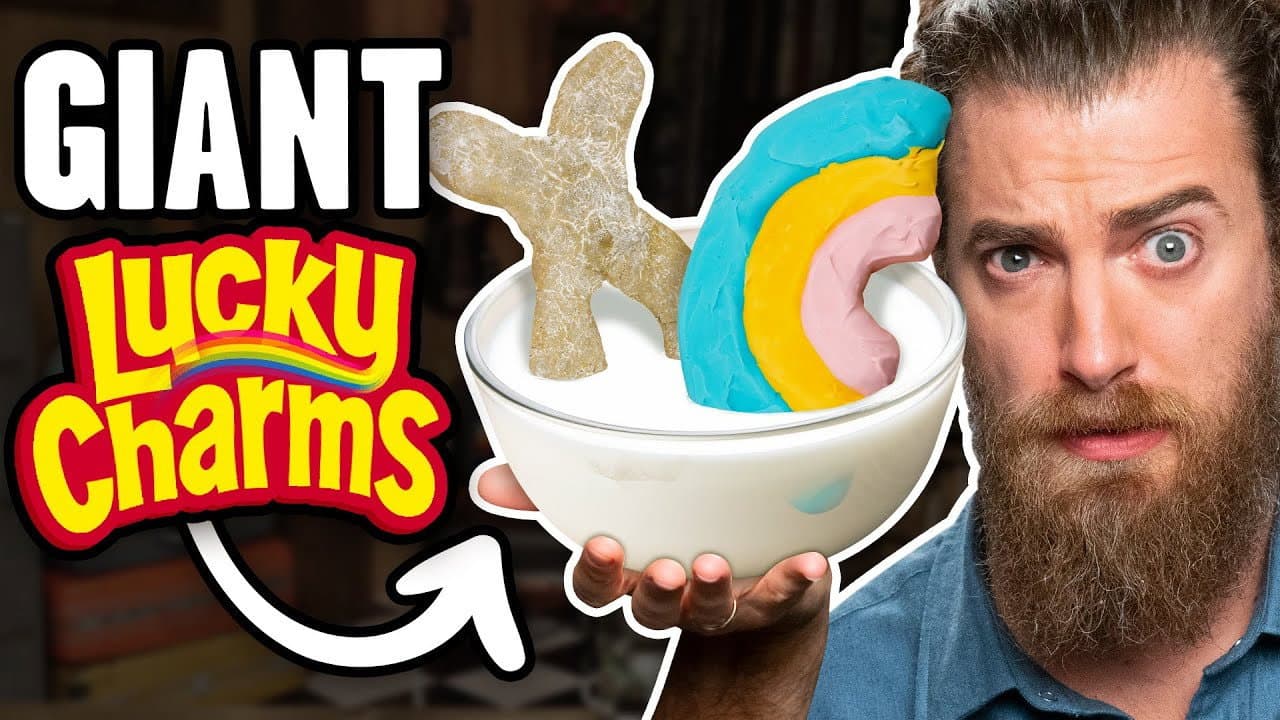 Still from We Turned Tiny Food Into Giant Food