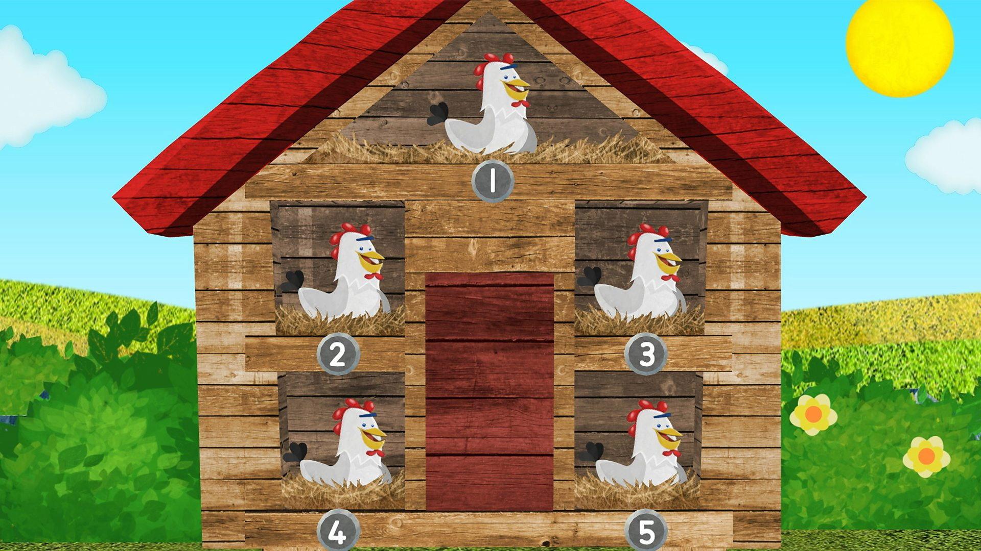Still from Numbersongs: Hen House Hop