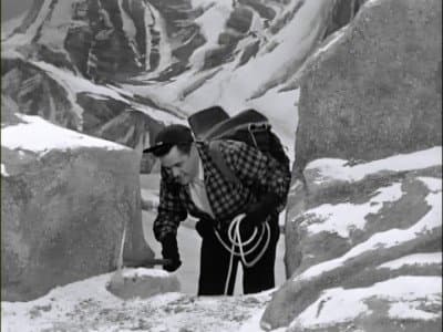 Still from Lucy in the Swiss Alps