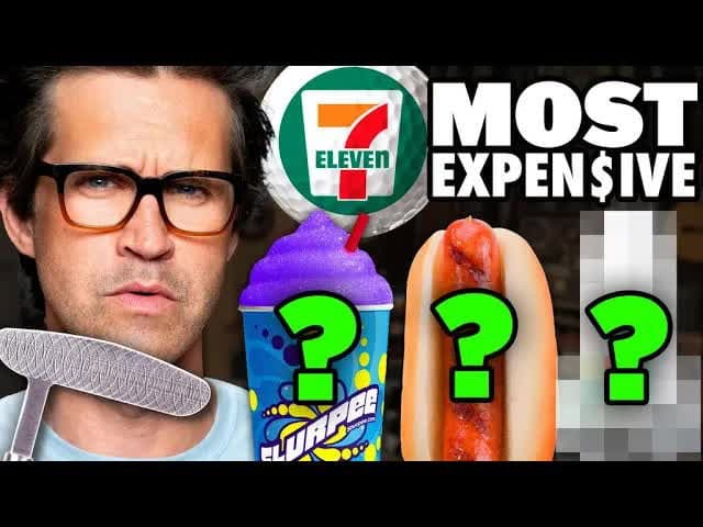 Still from What’s The Most Expensive Item At 7-Eleven? (Mini Golf Game)