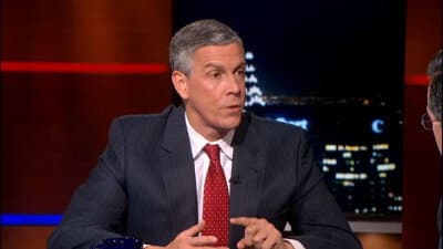 Still from Arne Duncan
