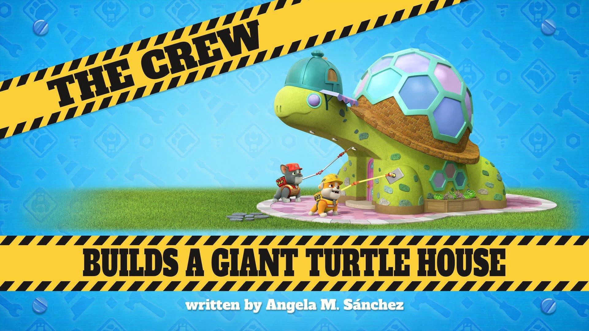 Still from The Crew Builds a Giant Turtle House
