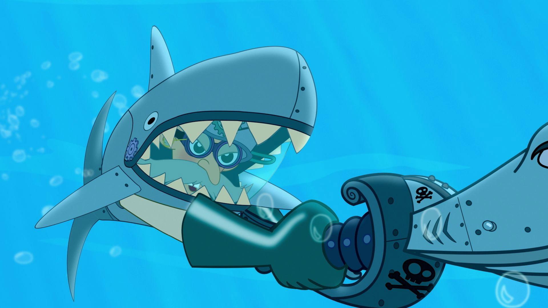 Still from Shark Attack! / Captain Hook's Colossal Collision