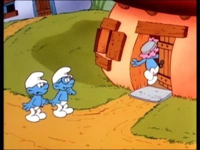 Still from The Masked Pie Smurfer