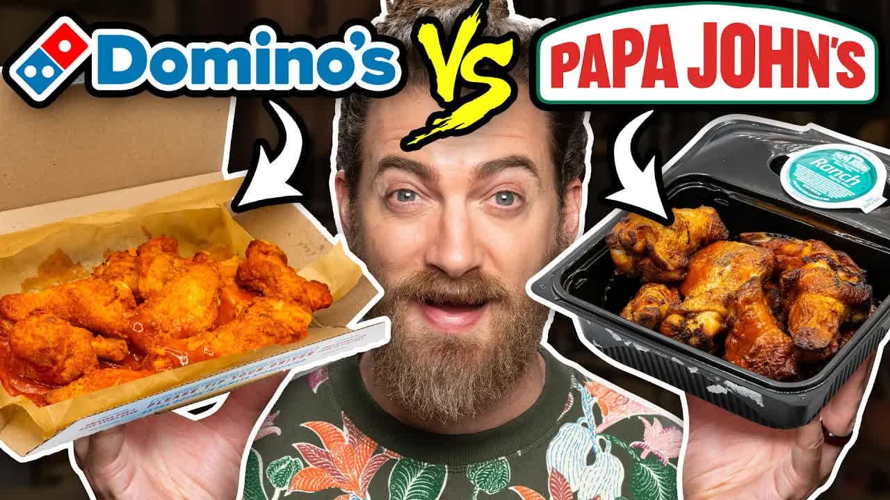 Still from Domino's vs. Papa John's Taste Test | FOOD FEUDS