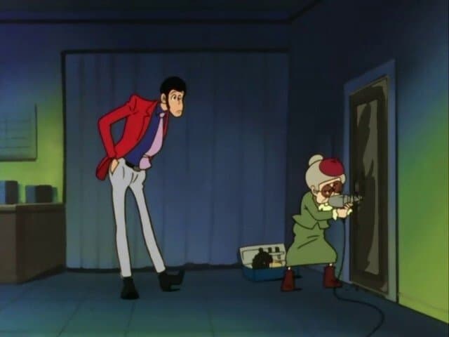 Still from The Old Woman and Lupin Thievery Contest
