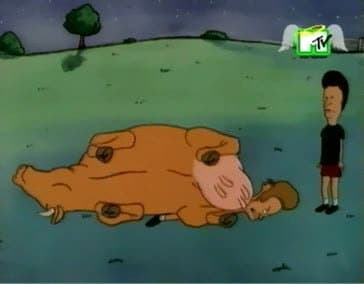 Still from Cow Tipping