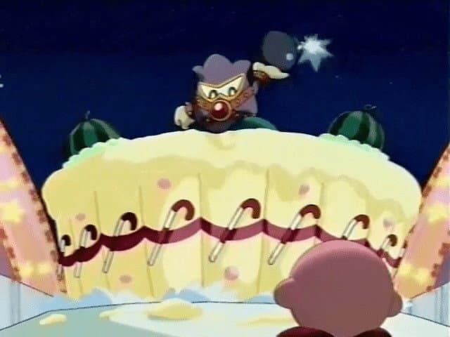 Still from Kirby Takes the Cake