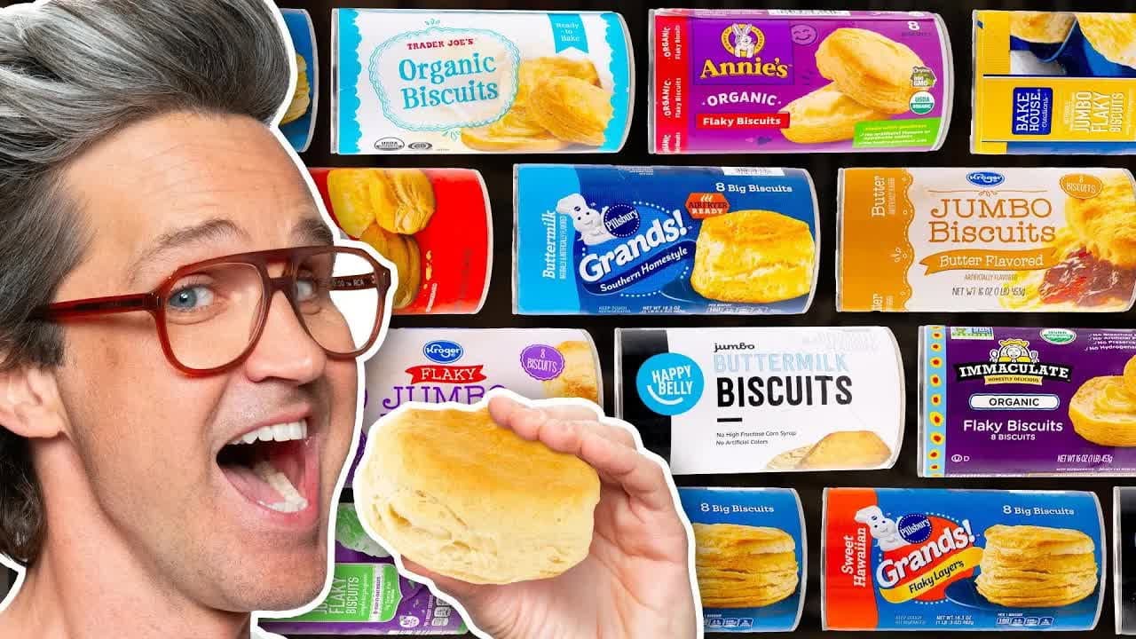 Still from We Tried EVERY Canned Biscuit
