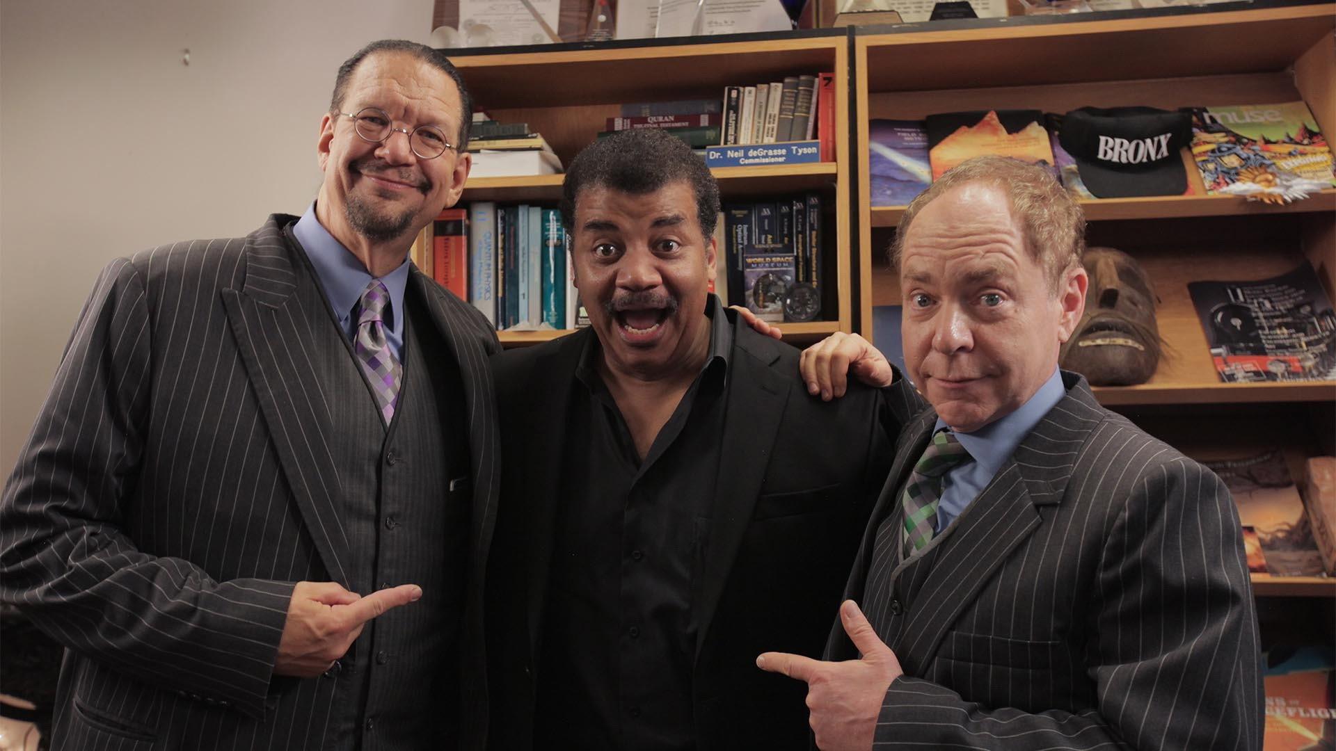 Still from Penn and Teller