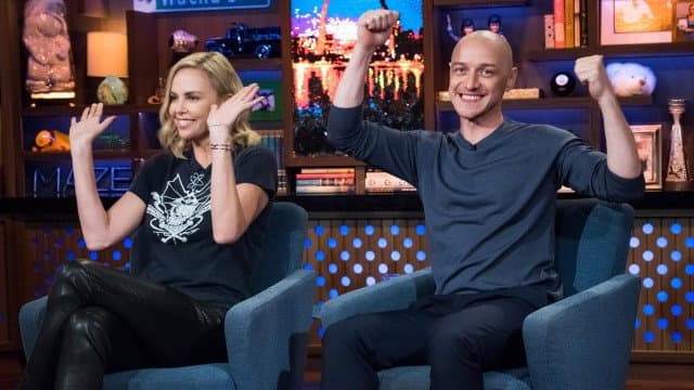 Still from Charlize Theron & James McAvoy
