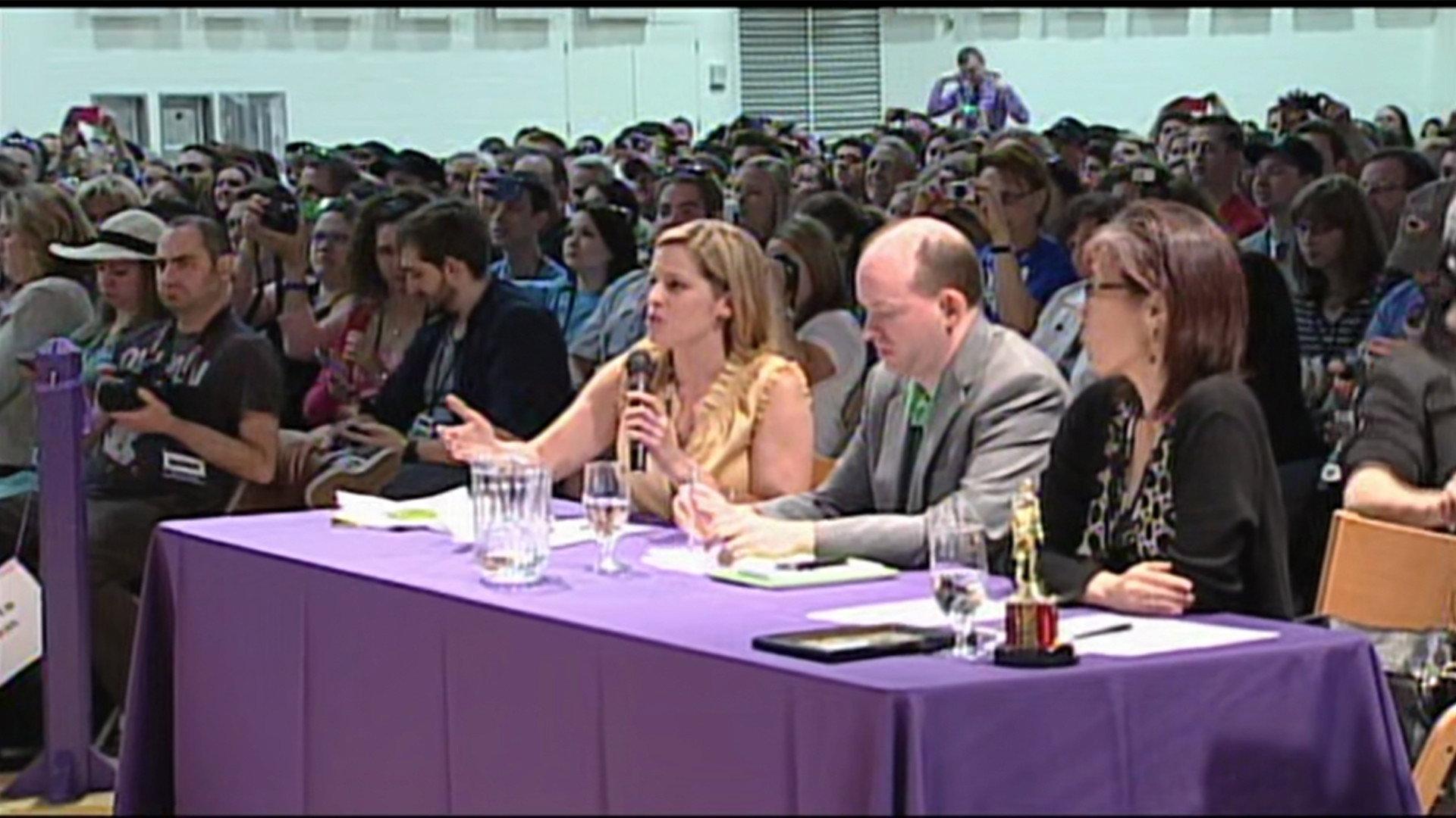 Still from Behind-the-Scenes Panel Discussion