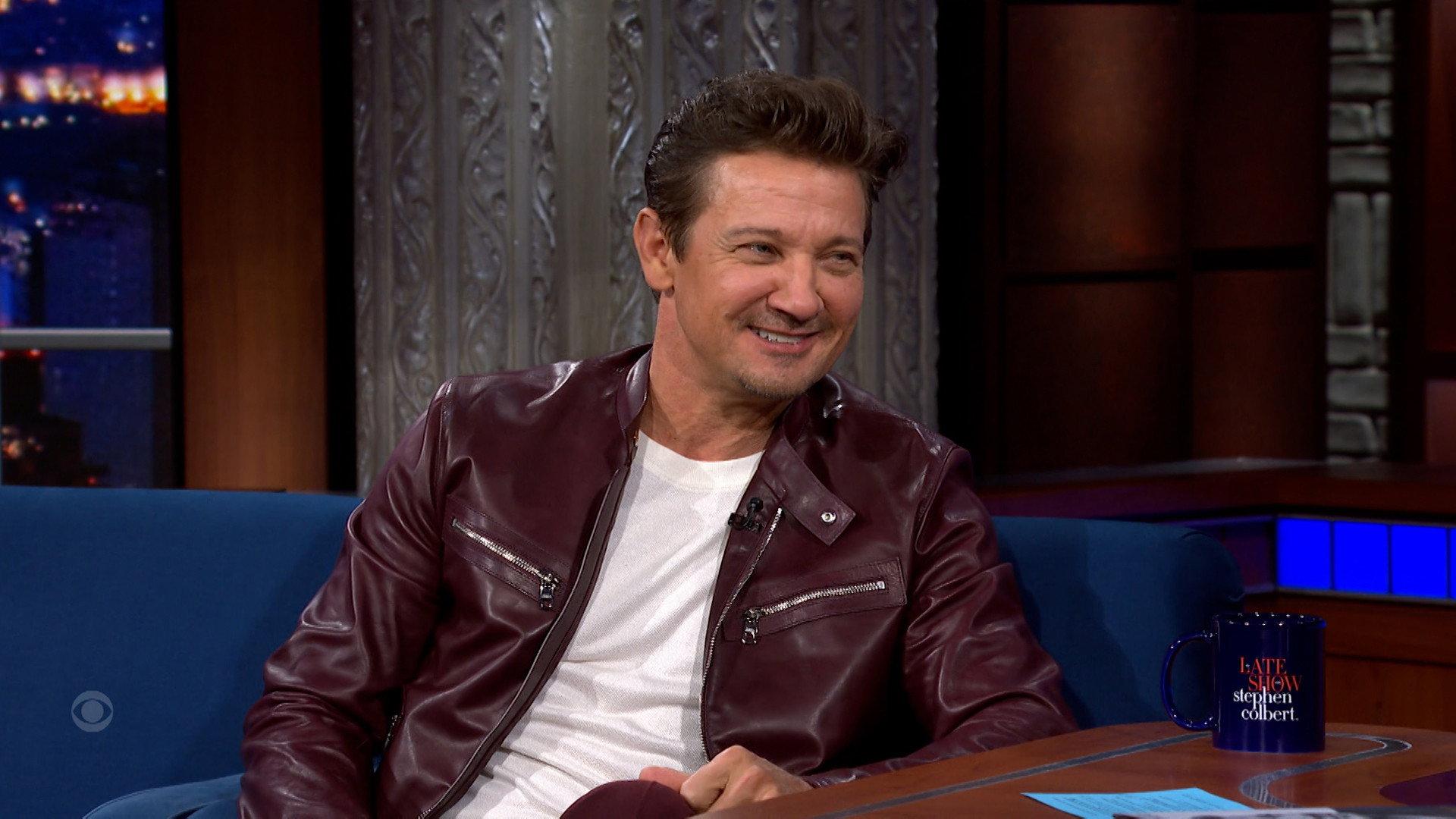 Still from Jeremy Renner, Karine Jean-Pierre, Laura Benanti