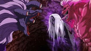 Still from The Deadly Cave Battle! Fire, Five-Fold Spiked Punch!