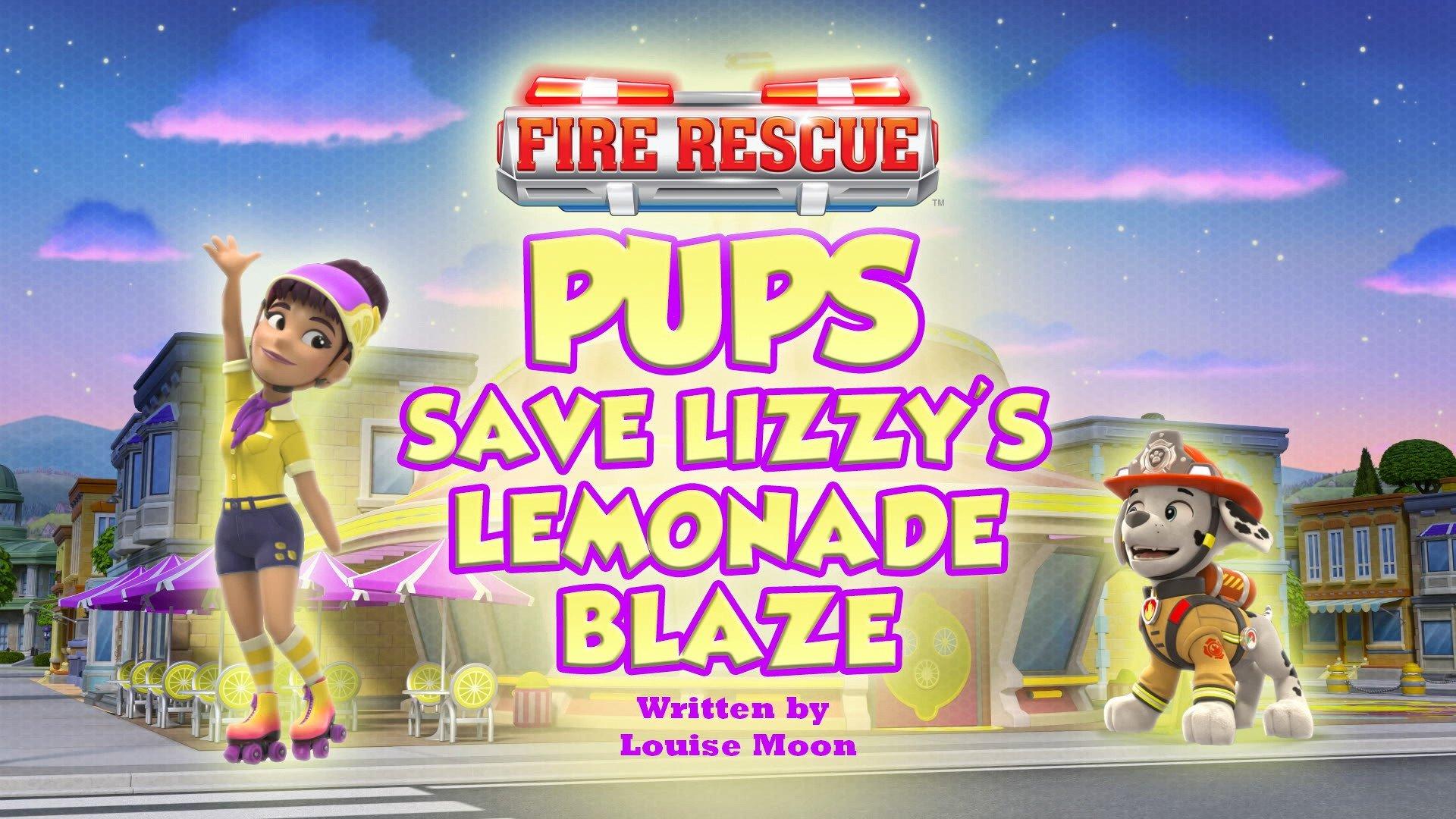 Still from Fire Rescue: Pups Save Lizzy's Lemonade Blaze