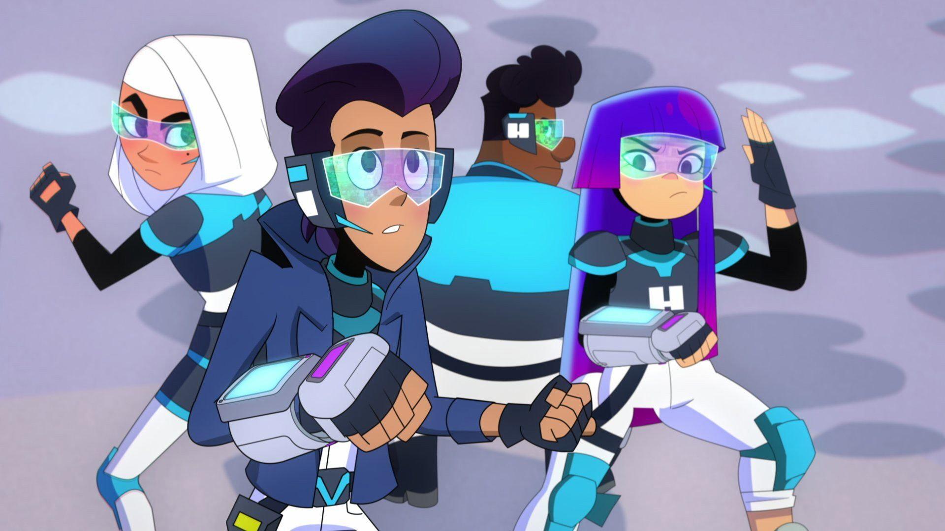 Still from Alpha Leader