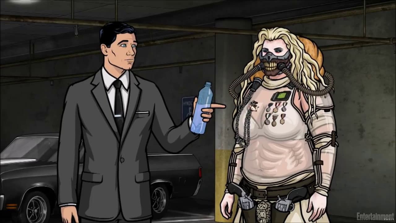 Still from Archer Comic Con Message - SDCC 15