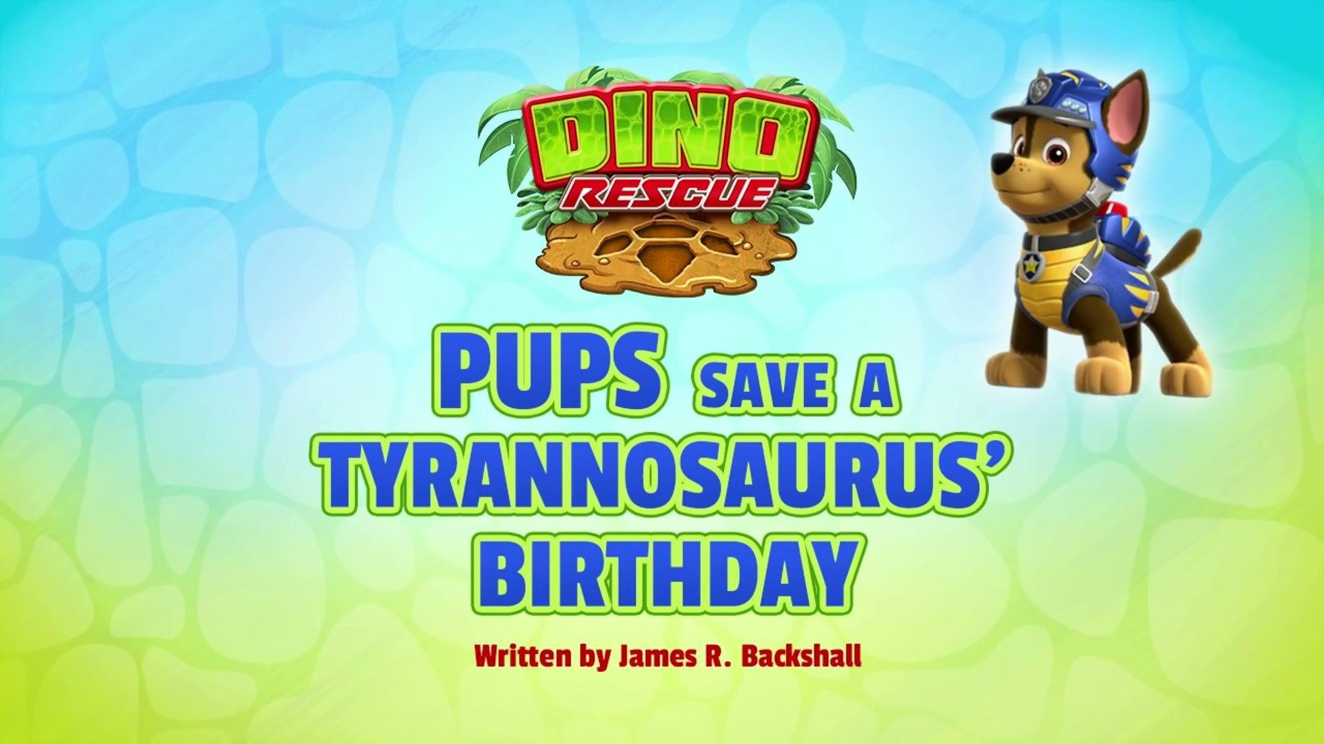 Still from Dino Rescue: Pups Save a Tyrannosaurus' Birthday