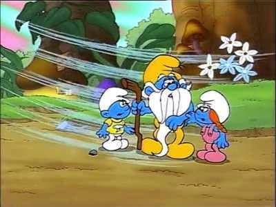 Still from The Lost Smurf