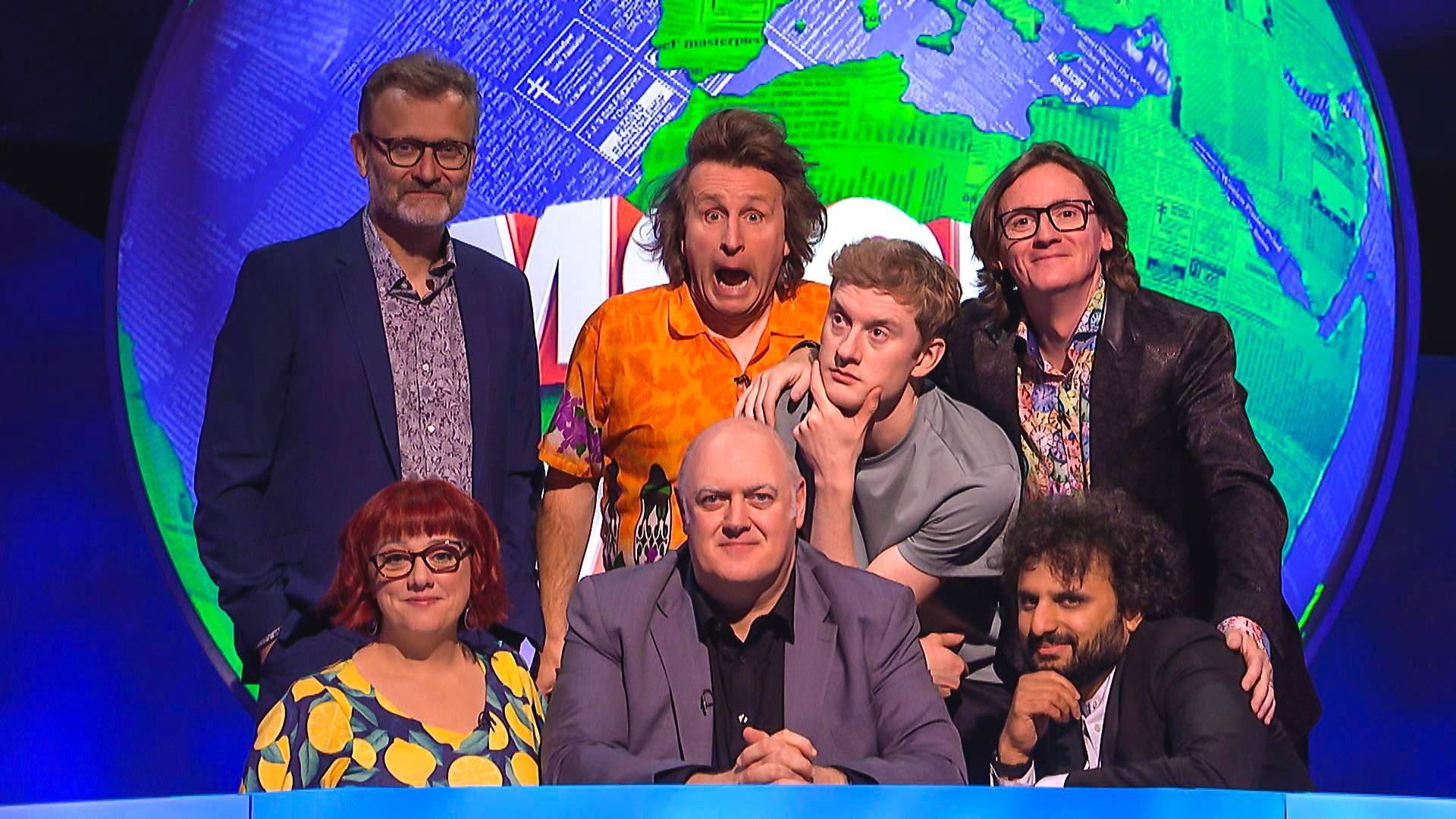 Still from James Acaster, Angela Barnes, Ed Byrne, Milton Jones and Nish Kumar