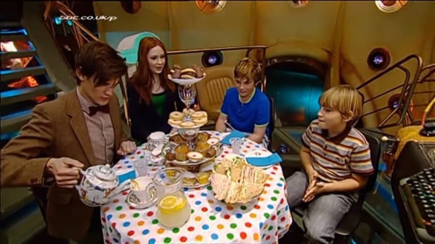 Still from Children in Need: A TARDIS Tea Party