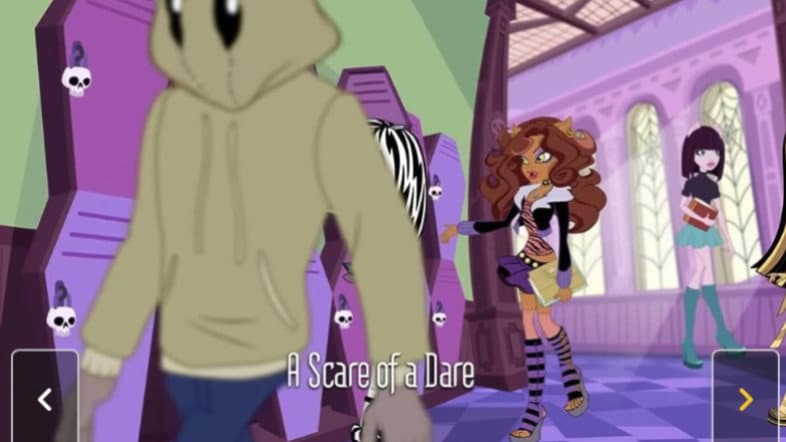 Still from A Scare of a Dare