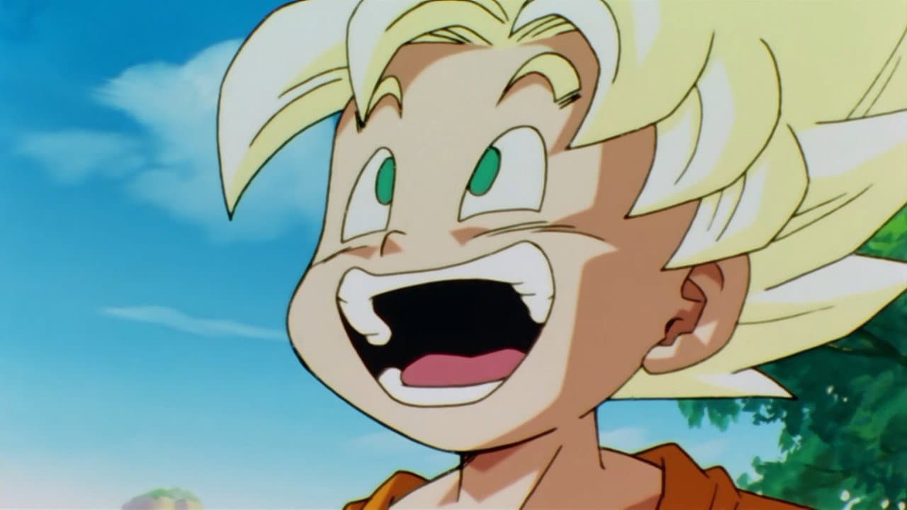 Still from Entering the World Martial Arts Tournament! Goten Shows Off His Explosive Power During Training!