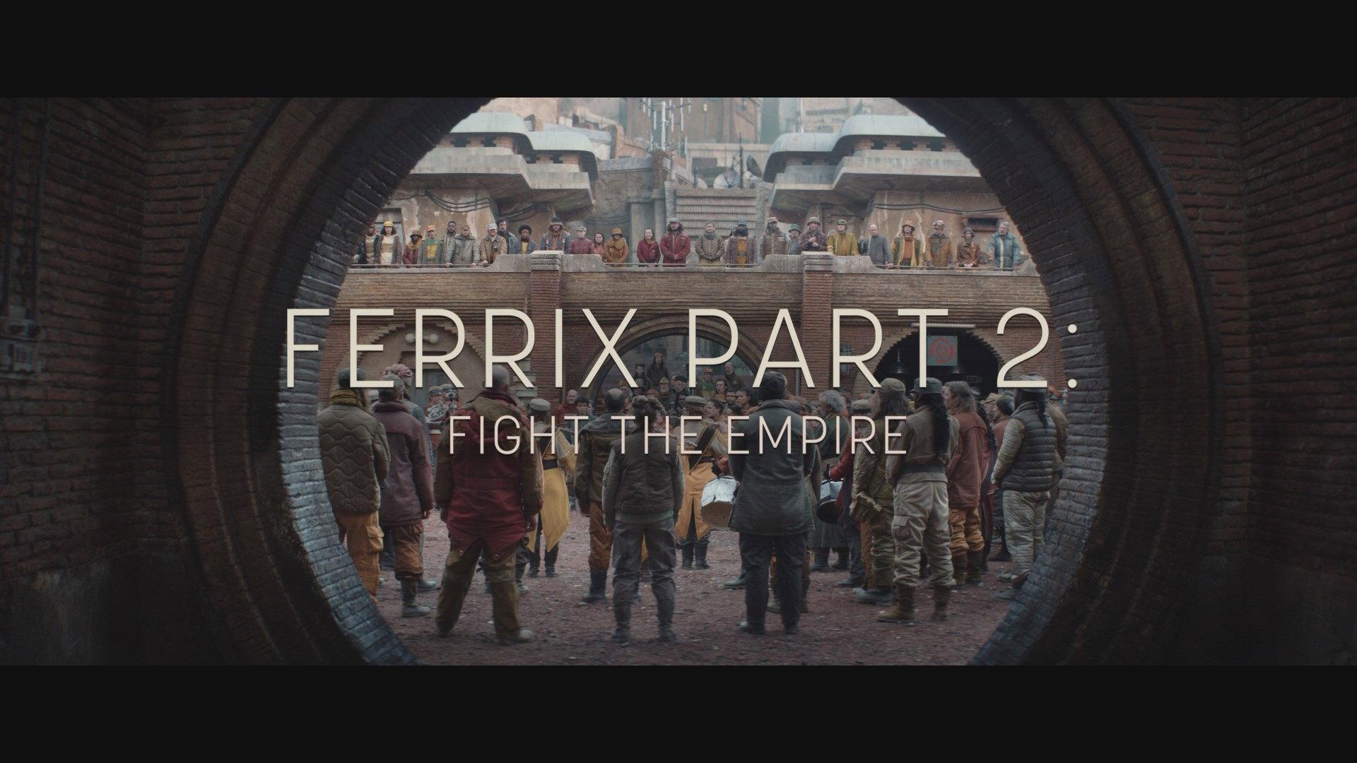 Still from Ferrix Part 2: Fight the Empire