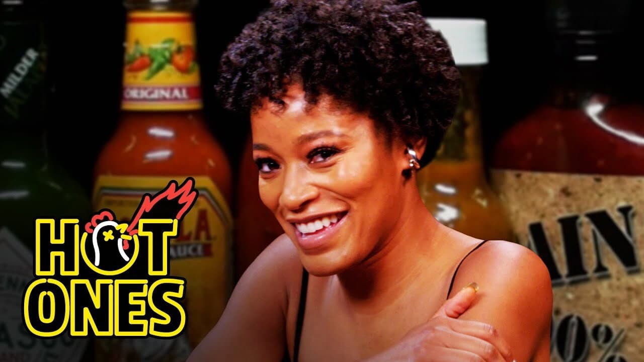 Still from Keke Palmer Listens to the Devil While Eating Spicy Wings