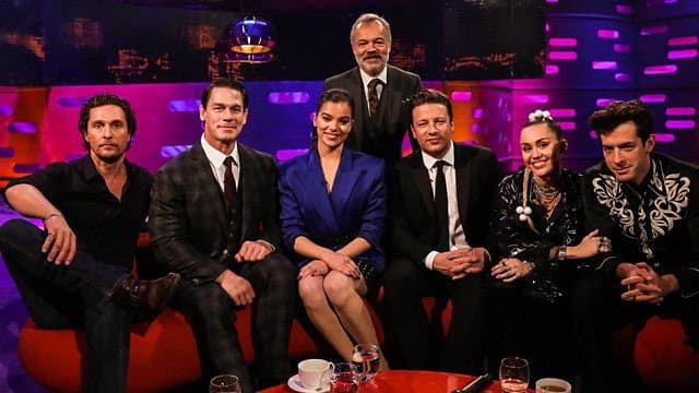 Still from Matthew McConaughey, John Cena, Jamie Oliver, Mark Ronson, Miley Cyrus