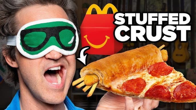 Still from Mystery Stuffed Crust Taste Test