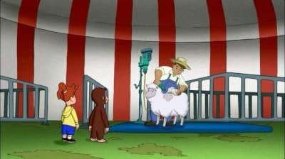 Still from Curious George, Sheep Herder