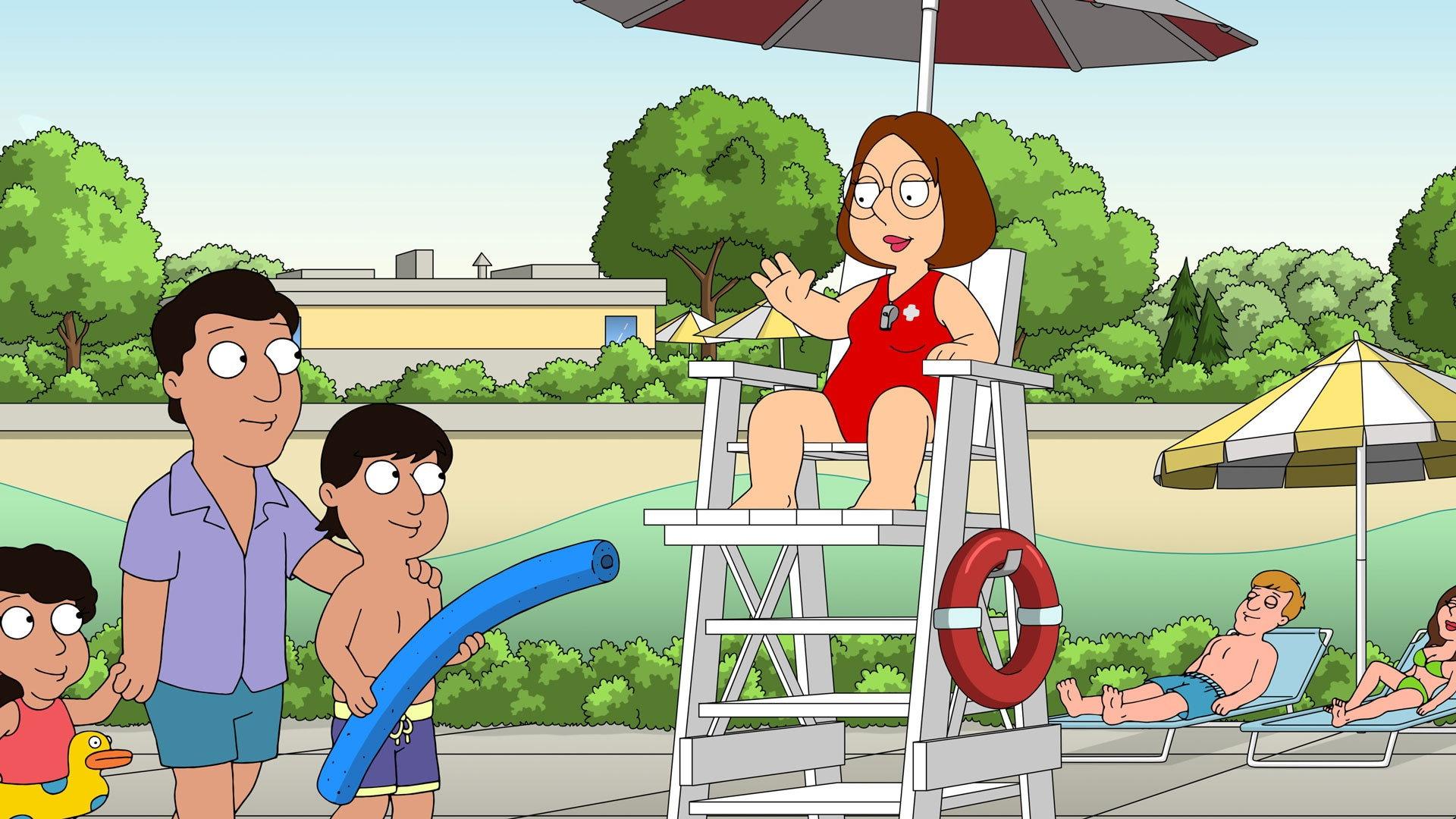 Still from Lifeguard Meg