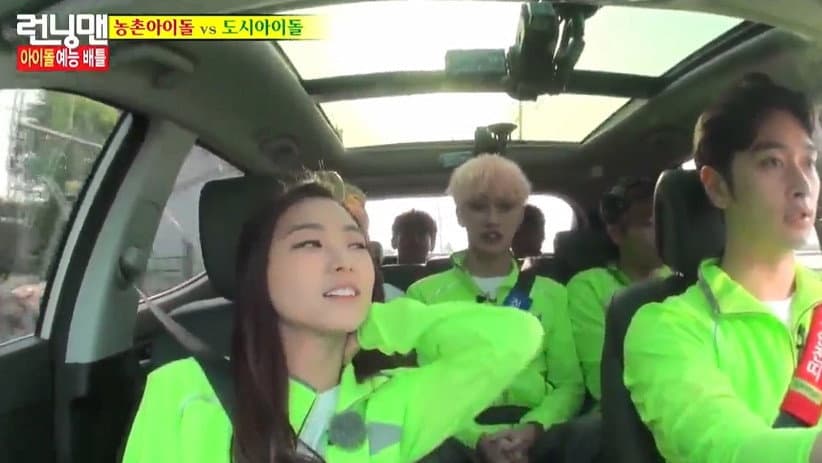 Still from Running Man VS Idols (7 VS 7)